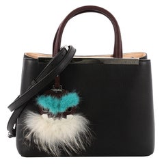 Fendi 2Jours Monster Mirror Handbag Leather Petite