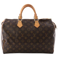 Louis Vuitton Speedy Handbag Monogram Canvas 35