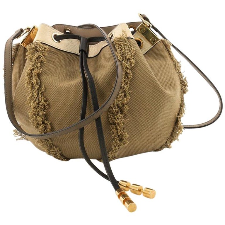 Chloe Camille Crossbody Bag Canvas Small at 1stDibs