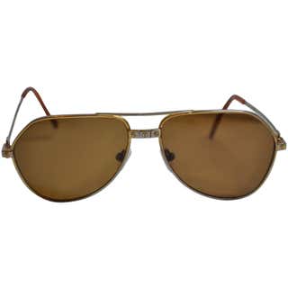 Cartier Madison Round Rimless Gold Brown Lens France Sunglasses For ...