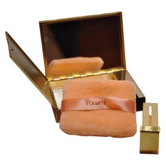 Volupte Polished Gold Hardware Complete Compact & Lipstick-In-One 