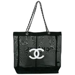 Chanel Mesh Tote Shopping Gift Bag