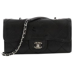 Chanel Citizen Chain Clutch Quilted Calfskin Small
