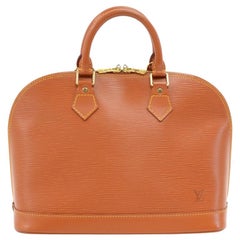 Used Louis Vuitton Alma Cipango Gold Epi Leather Hand Bag