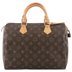 Louis Vuitton Speedy Handbag Monogram Canvas 30