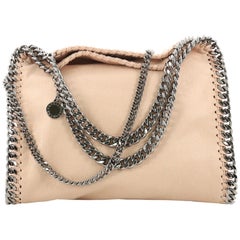 Stella McCartney Falabella Fold Over Crossbody Bag Shaggy Deer