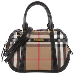 Burberry Bridle Orchard Bag House Check Canvas Small