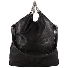 Chanel Rodeo Drive Hobo Perforated Leather Large