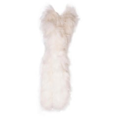 White Ostrich Feather Vintage boa