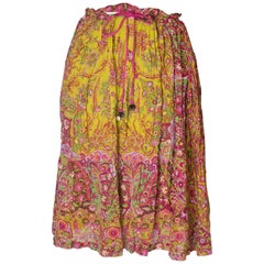 Used Etro Vintage Silk Skirt