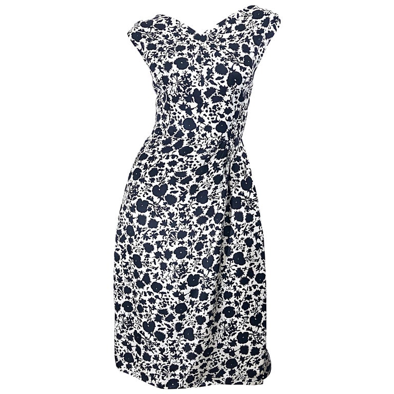 blue dress for baby girl 50s Black & Cream Full Skirt Prom or Party Dress main image 1