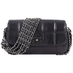 Chanel Multichain Chocolate Bar Flap Bag Quilted Leather Medium at 1stDibs
