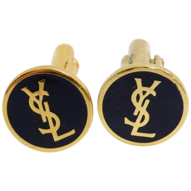 Yves Saint Laurent Cufflinks at 1stDibs ysl cufflinks, ysl cuff links