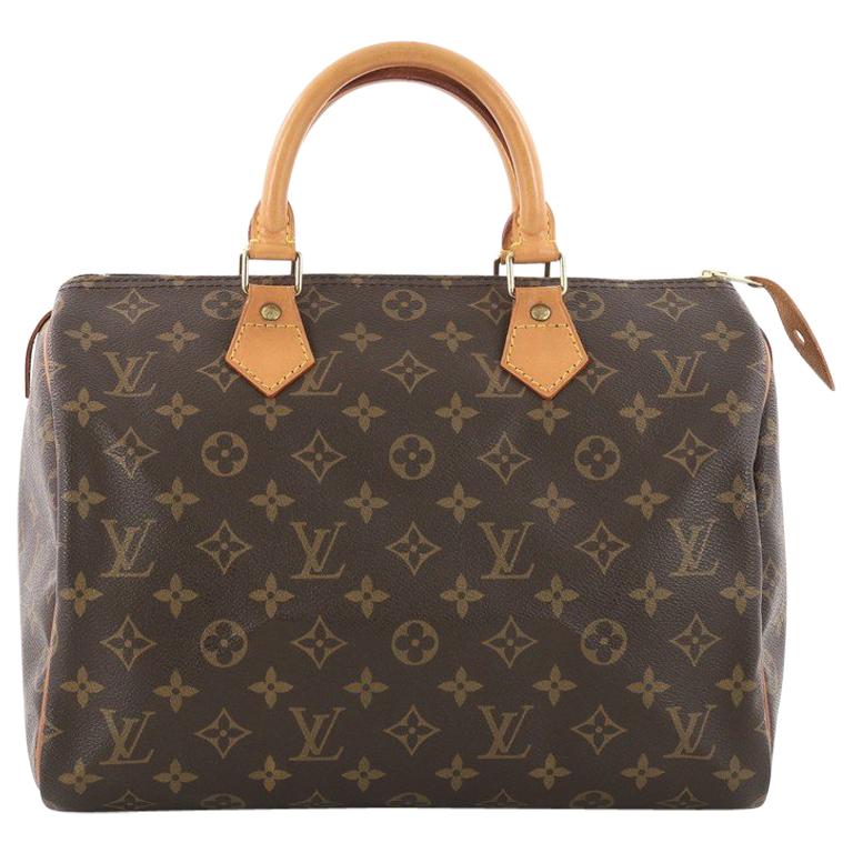 Louis Vuitton Speedy Handbag Monogram Canvas 30