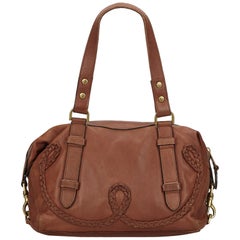 Mulberry Brown Leather Shoulder Bag