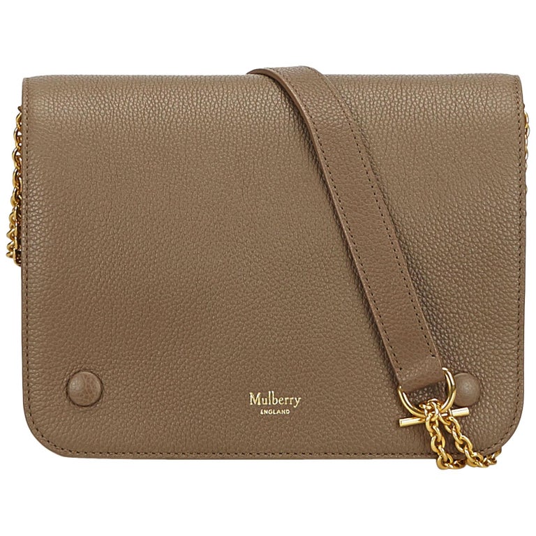 Mulberry Brown Leather Clifton Shoulder Bag at 1stdibs