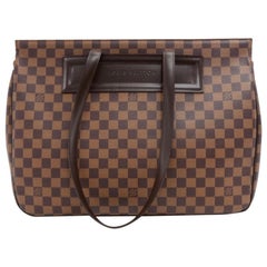 Louis Vuitton Parioli GM Ebene Damier Canvas Large Shoulder Tote Bag
