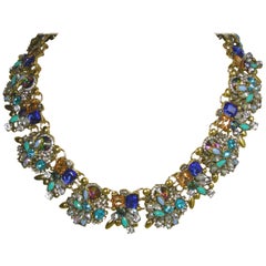 Signed Oscar de la Renta 3-Dimensional Runway Necklace