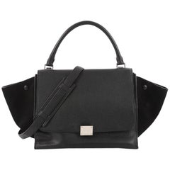 Celine Trapeze Handbag Leather Medium