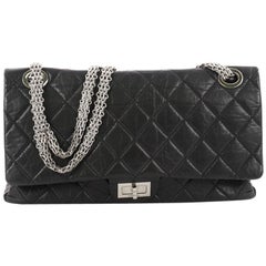 Chanel Mobile Art Reissue 2.55 Handbag Quilted Aged Calfskin 227