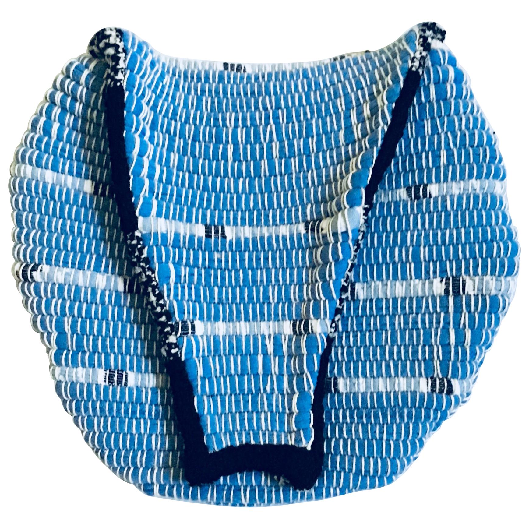 Round Blue/Black Fanny Pack For Sale