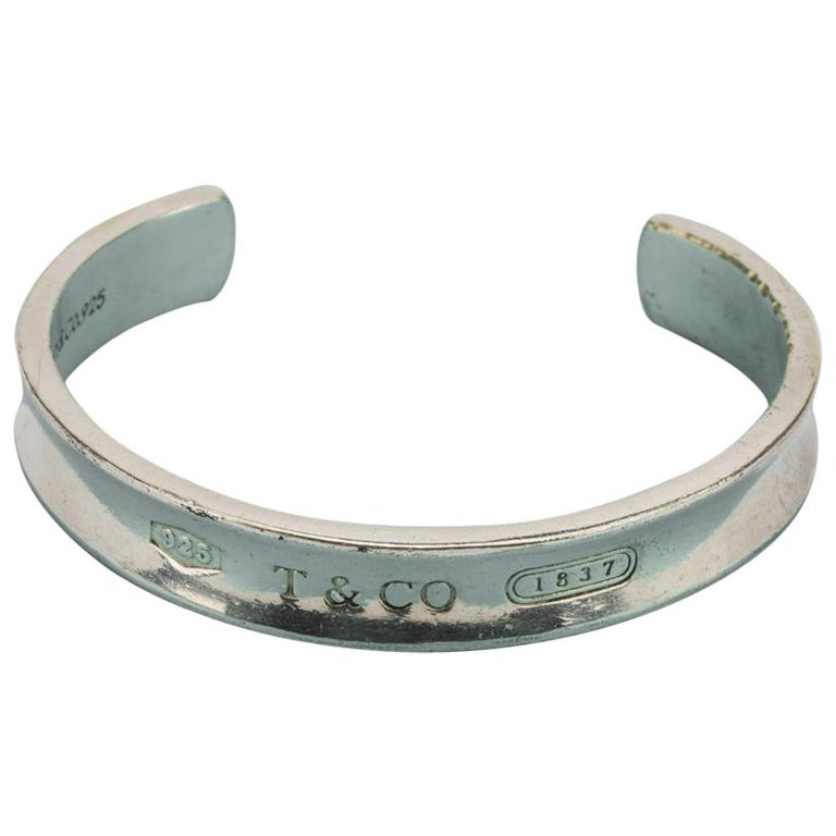 Tiffany Sterling Silver Mens Cuff Bracelet at 1stDibs tiffany mens