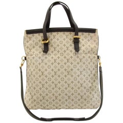 Used Louis Vuitton Francoise Khaki Monogram Mini Canvas 2 way Shoulder Bag