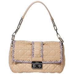 Dior Miss Beige Calf Leather Hand Bag