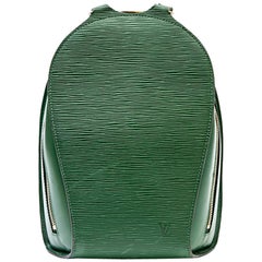 LOUIS VUITTON Backpack in Green Epi Leather at 1stDibs  green lv backpack, louis  vuitton green backpack, lv backpack green