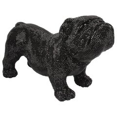 Swarovski Covered English Bull-Dog - black