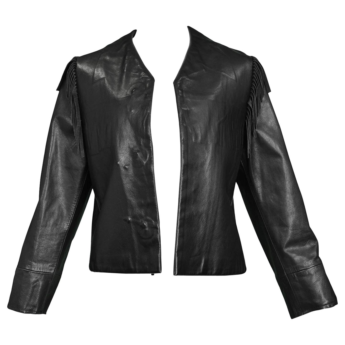 Margiela Leather Jacket - 13 For Sale on 1stDibs | maison margiela 