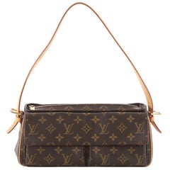 Louis Vuitton Viva Cite Handbag Monogram Canvas MM