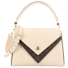 Louis Vuitton Double V Handbag Calfskin and Monogram Canvas