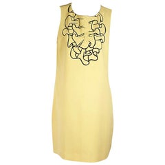 Yellow Moschino Boutique Shift Dress