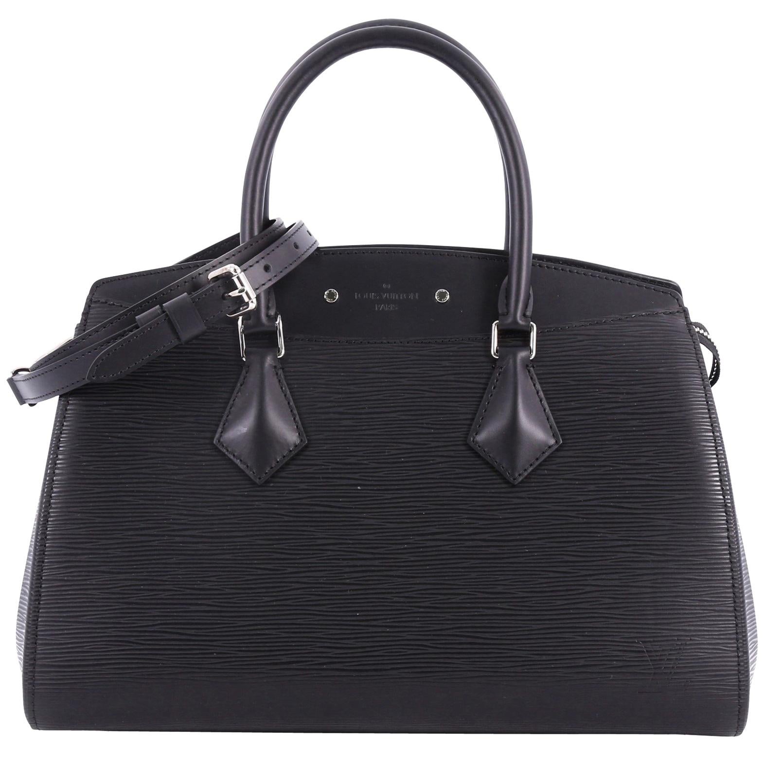 Louis Vuitton Soufflot NM Handbag Epi Leather MM 