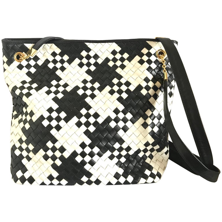 Black and white bottega veneta bag Clearance