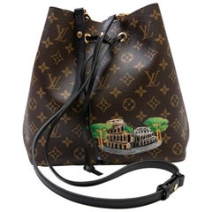 Louis Vuitton Brown Monogram Canvas Colisée Bag