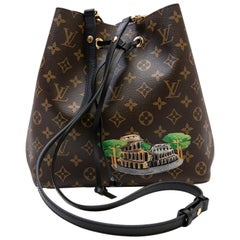 Louis Vuitton Brown Monogram Canvas Colisée Bag 