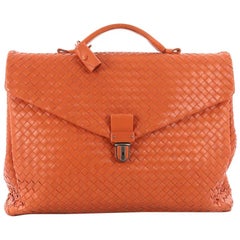  Bottega Veneta Envelope Briefcase Intrecciato Nappa Large