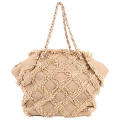 Chanel Nature Tote Quilted Tweed