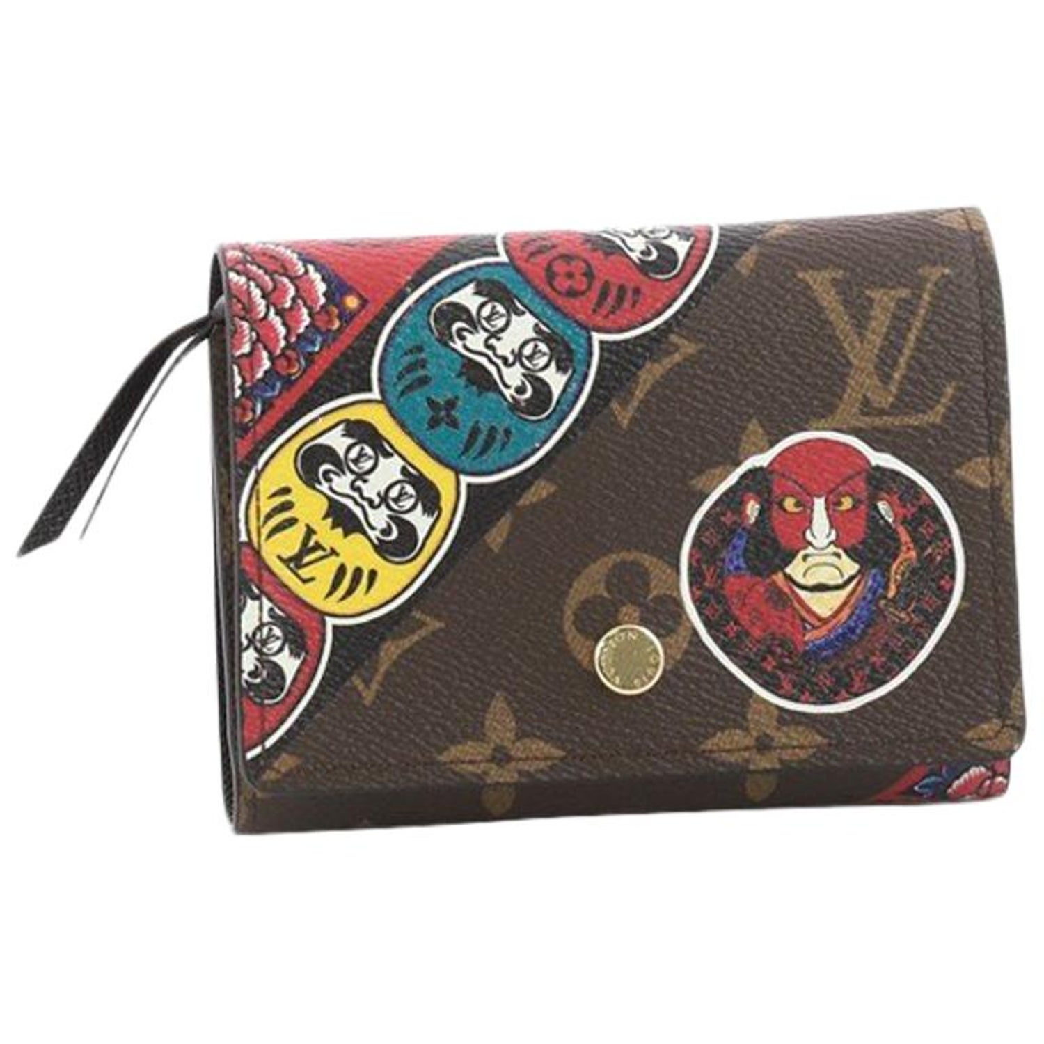 Louis Vuitton Multicolor Epi And Brown Monogram Coated Canvas Kabuki Mask Chain  Wallet Silver Hardware, 2017 Available For Immediate Sale At Sotheby's