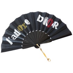 Rare Christian Dior "J'adore Dior" Handheld Fan 