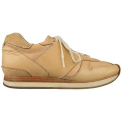 HENDER SCHEME Size 9.5 Tan Vachetta Leather MIP-08 Sneakers