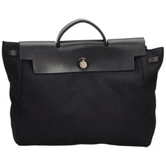 Hermes Black Herbag MM