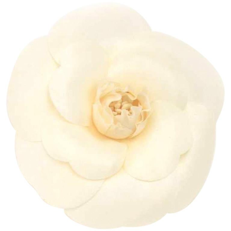 Chanel Camellia Flower Brooch Pin For Sale