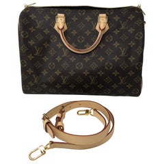 Used Louis Vuitton Speedy 35 Bandouliere