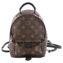 Used Louis Vuitton Palm Springs Backpack Monogram Canvas Mini