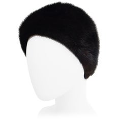 Retro Dior Mink Chapeau Fur Hat, 1950s 