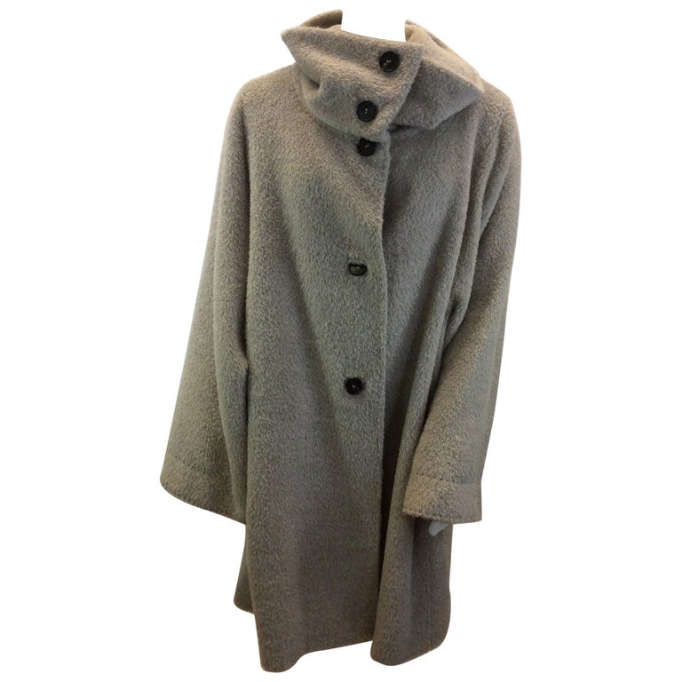 Marina Rinaldi Tan Wool Coat For Sale at 1stDibs | marina rinaldi sale