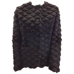 Sonia Rykiel Brown Fur Reversible Jacket